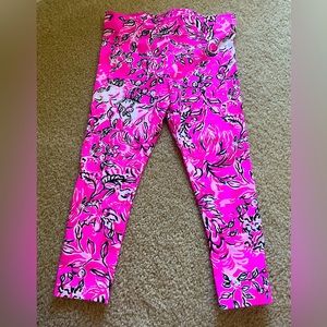 EUC. Lilly Pulitzer girls mini weekend leggings. Size XS (2-3).